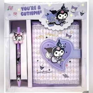 NEW Sanrio Kuromi Bundle -  Stationary Set & NIB Kuromi Pencils 12 piece
